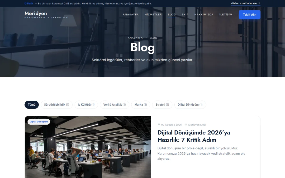 Blog & İçerik