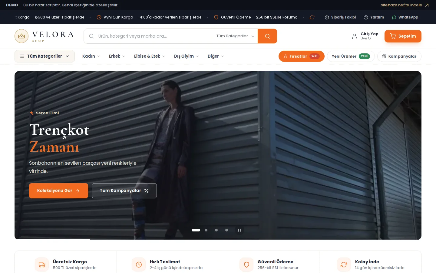 E-Ticaret Scripti