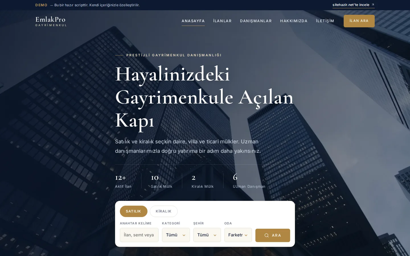 Emlak İlan Scripti