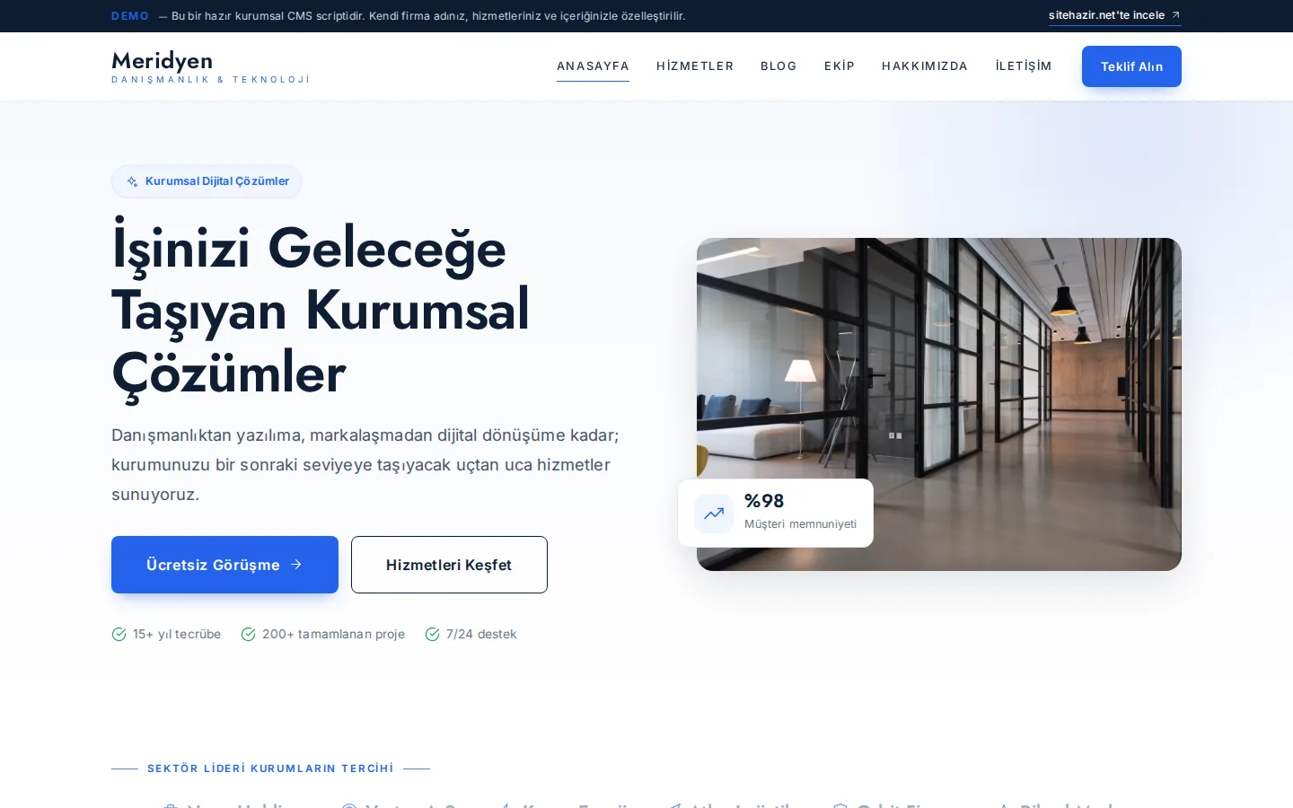 Kurumsal Web ve CMS Scripti